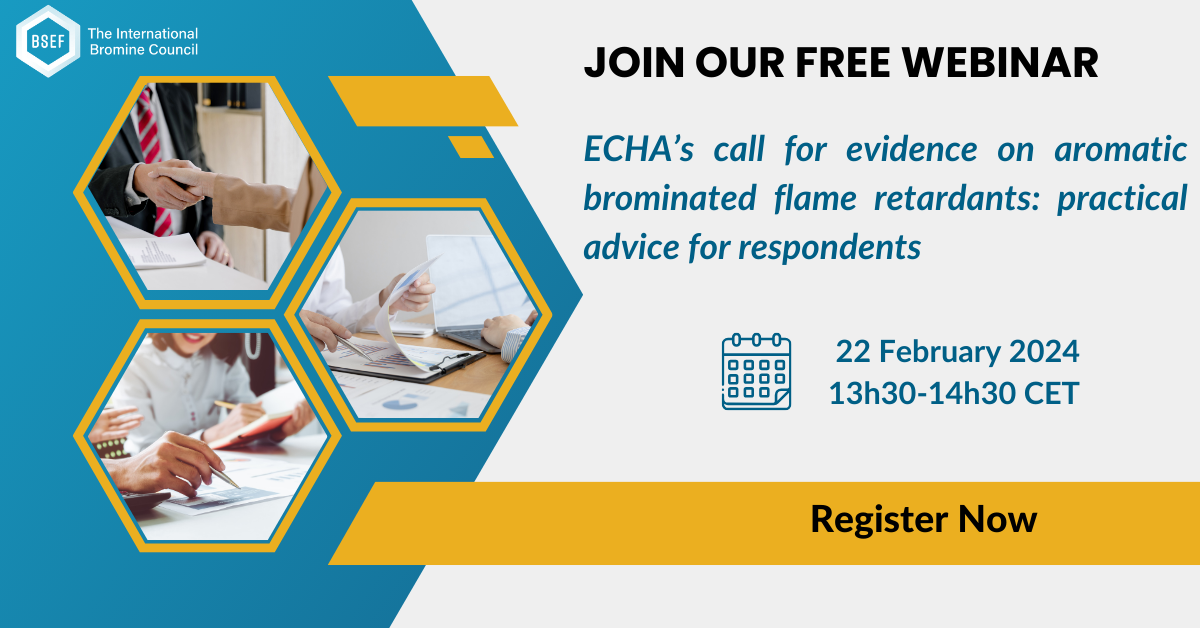 BSEF host webinar on ECHA call for evidence on flame retardants